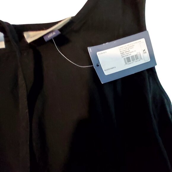 Universal Thread Womens Black Sleeveless Dress 2X Cotton Blend With Tags - Picture 6 of 13